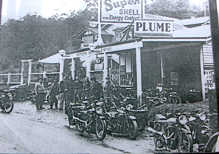 Kenmore's first service station