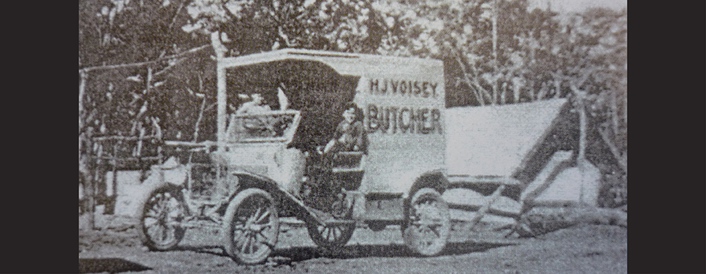 Voisey's Butcher Van Kenmore c1920s